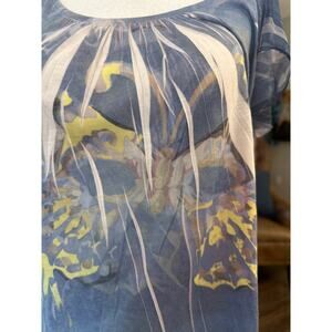 Suki Jones Butterfly Flow Sleeve Top